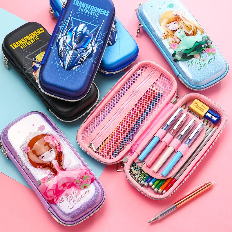 Большой EVA 3D мультфильм Карандаш чехол для мальчиков и девочек с надписью Big пенал