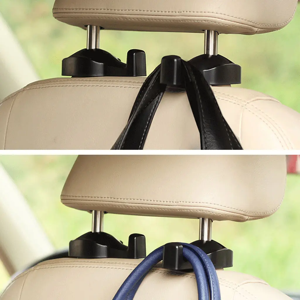 

Headrest Coat Clothes Holder Professional er Universal Black