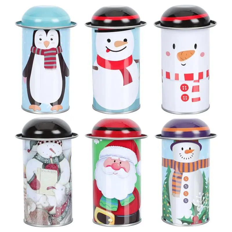 

6 шт., жестяная коробка для чая