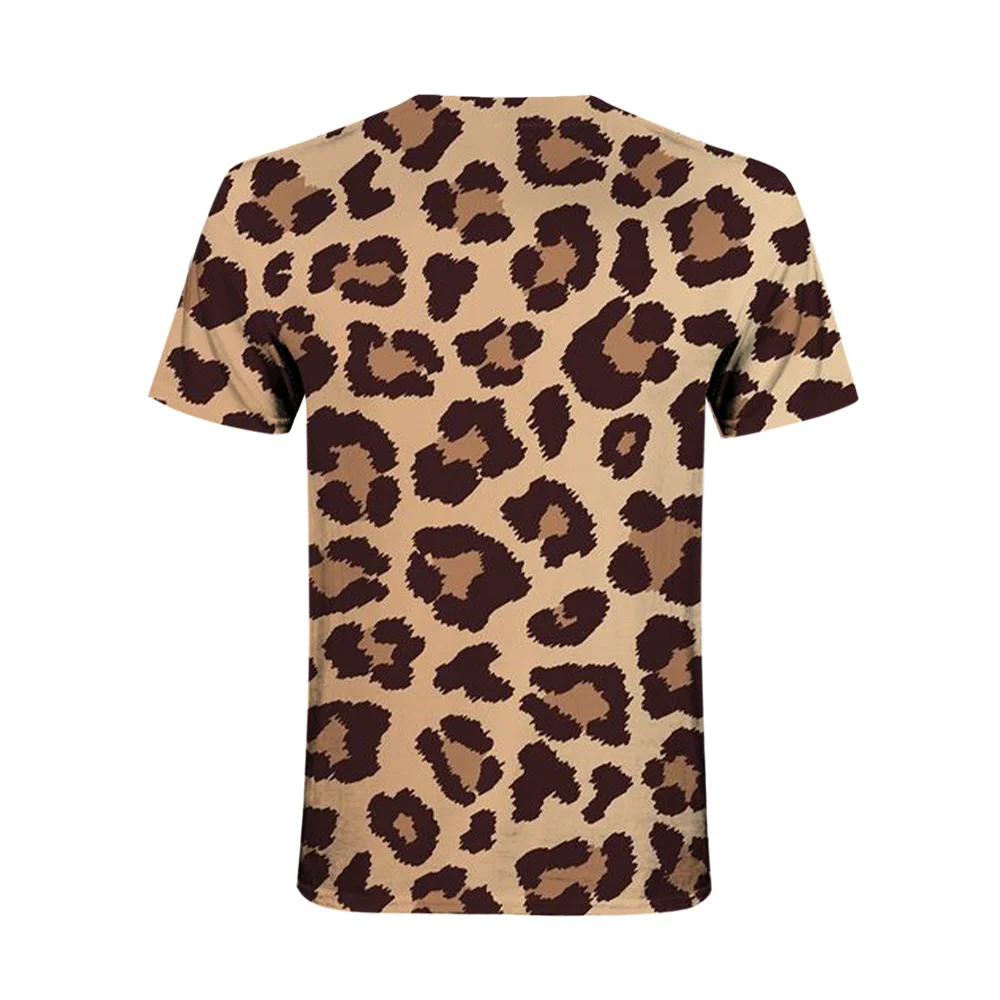 

Fashion T-shirt Printed Leopard T-shirt Boys and Girls Summer T-shirt Kids T-shirt Short Sleeve Fashion Brand T SHI
