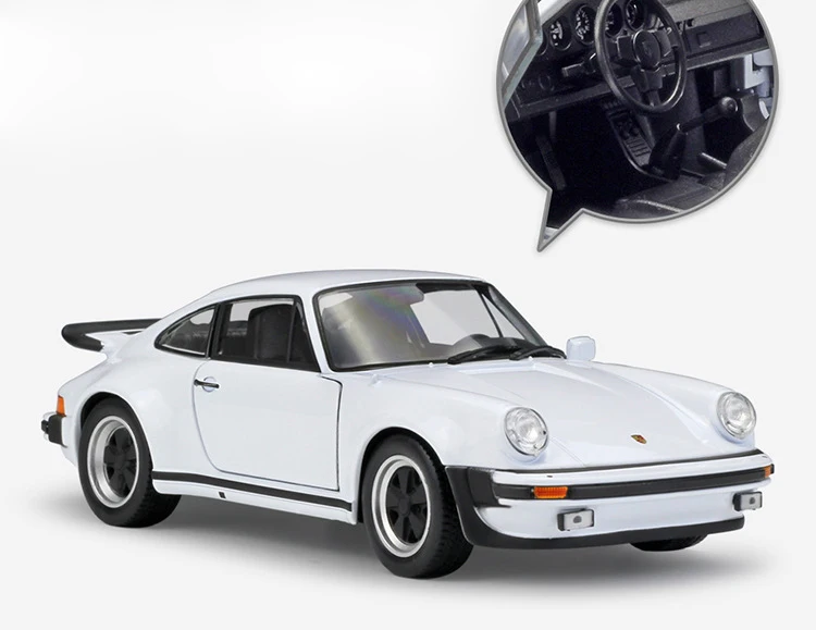 WELLY литой автомобиль 1:24 классический металлический 1974 Porsche 911 Turbo3.0 спортивный автомобиль игрушечный автомобиль из сплава модель игрушки для детей Коллекция подарков