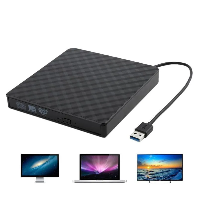 Писатель горелки для Windows Mac настольный компьютер ноутбук внешний CD привод USB 3 0
