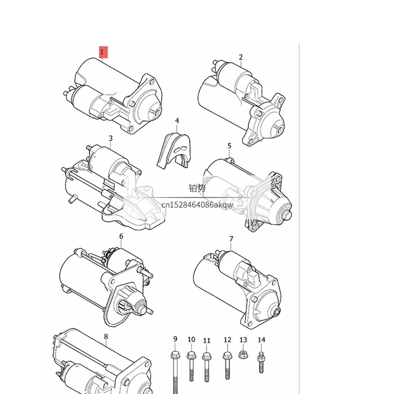Автомобильный 5 цилиндровый двигатель стартера 2004 vol voS40 V50 C70 v40 s50