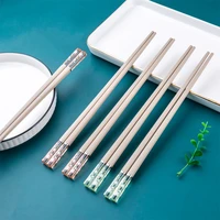 24cm chinese chopsticks mildew proof amber glass fiber high temperature sushi sticks korean tableware food japanese chopsticks