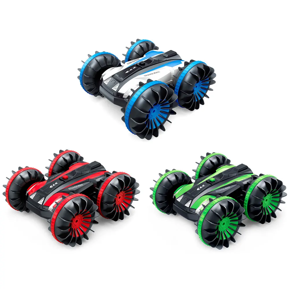 Автомобиль амфибия детский с дистанционным управлением вращающийся на 360