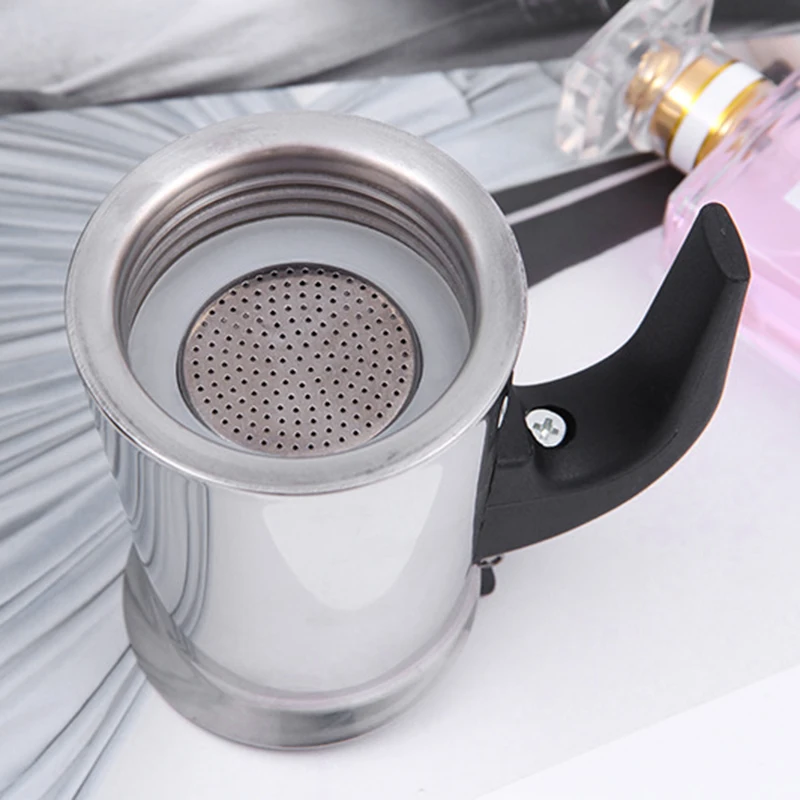 450 мл нержавеющая сталь кофейник Mocha эспрессо латте Перколятор кофеварка с