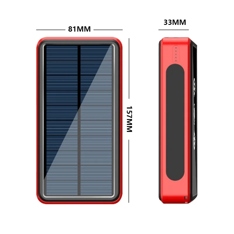Qi беспроводной внешний аккумулятор 80000 мАч солнечный 4usb для Iphone Samsung Xiaomi |