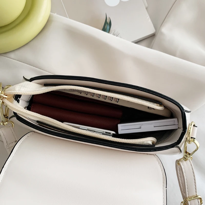 

Small Pu Leather Crossbody Bags for Women Flap Top-handle Messenger Bag Female Pure Color Wild Shoulder Bags Novelties Handbags
