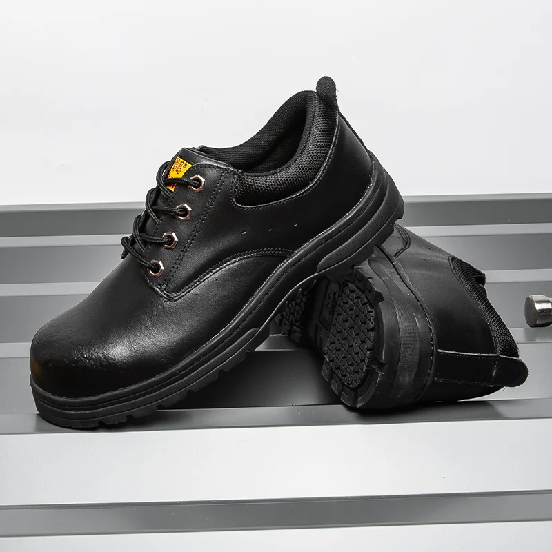 Harga Sepatu Kasual Asli Sepatu Keamanan Kerja Ujung Besi Pria Untuk Pria Sepatu Kulit Desainer Pria Sneakers Kasual Pria Dapat Dipakai