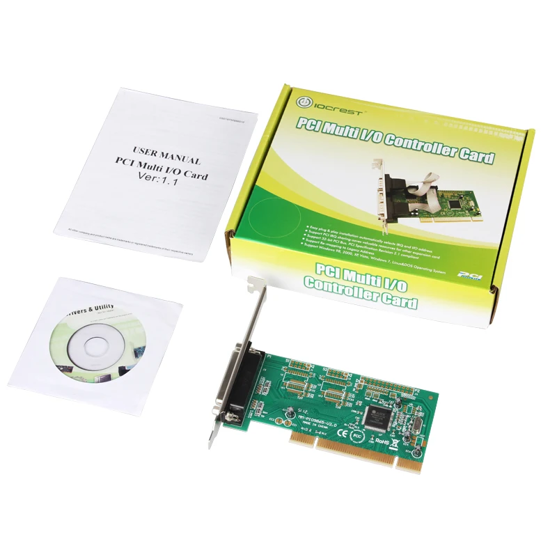 

Moschip mcs9865 Chipset PCI Parallel Card DB25 Printer LTP Port Expansion Cards