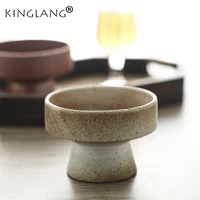 kinglang handmade retro ceramic fruit plate dish small snack bowl