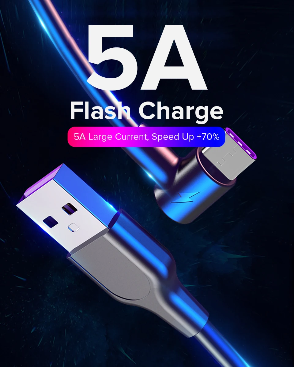 5А Быстрый usb type C кабель для huawei P30 mate 20 Pro Supercharge QC 3,0 USB C провод для быстрой зарядки кабель type-C для samsung S10