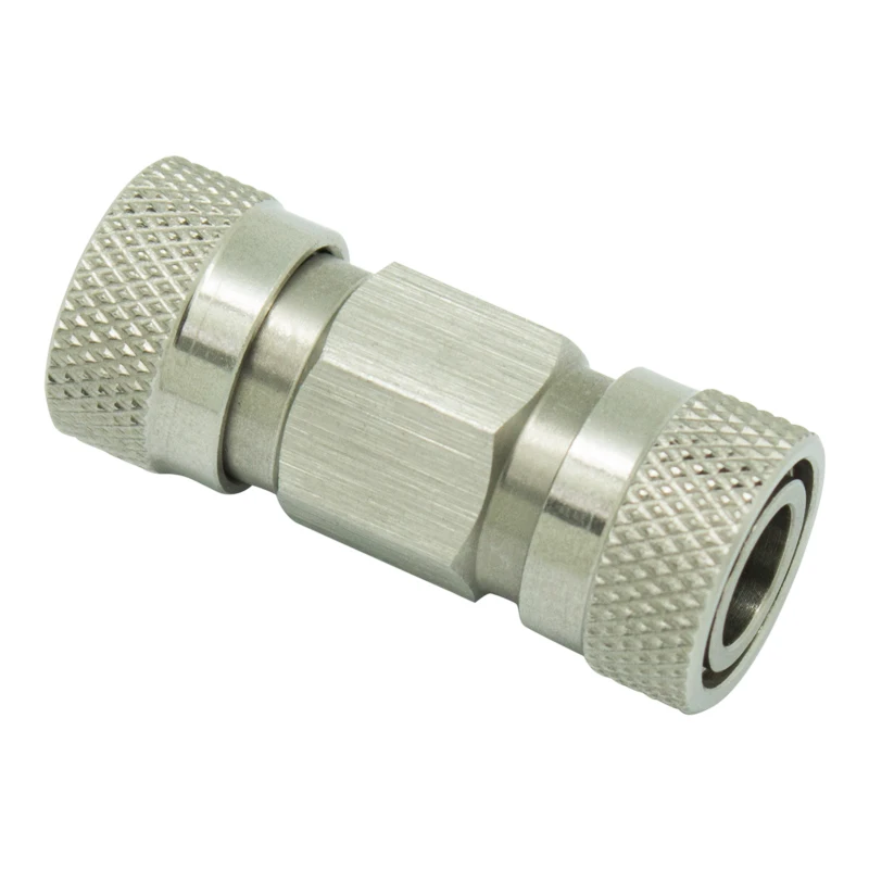 HPAT Paintball Stainless Steel Double Female Sets Quick Disconnect Coupler for 8mm Plug | Спорт и развлечения