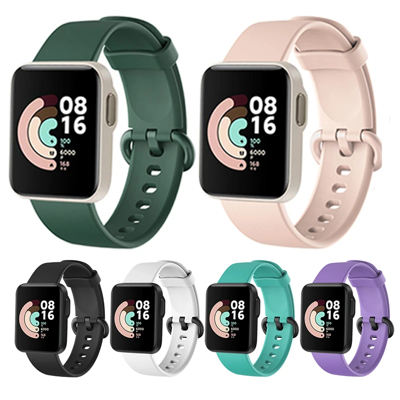 

Ремешок силиконовый для XiaoMi Mi Watch Lite, сменный спортивный браслет для смарт-часов XiaoMi Mi