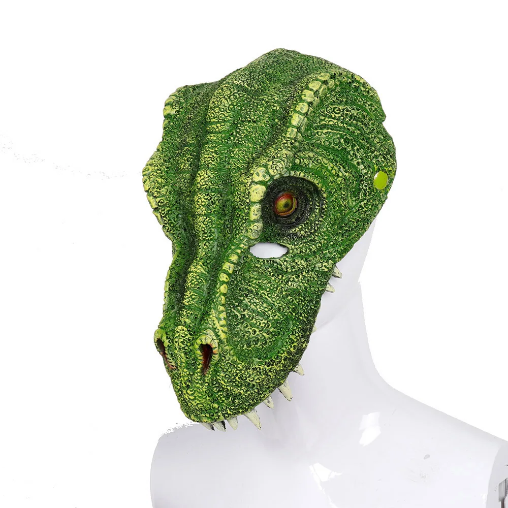 

Halloween Cartoon Mask Head Set Carnival Party Pu Foam 3d Dinosaur Tyrannosaurus Rex Animal Mask