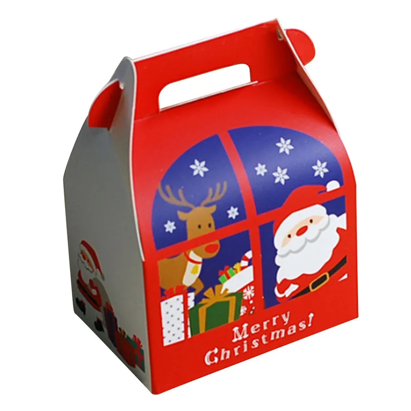 5 шт. Рождественская Подарочная коробка DIY декоративная упаковочная сумка яблоко