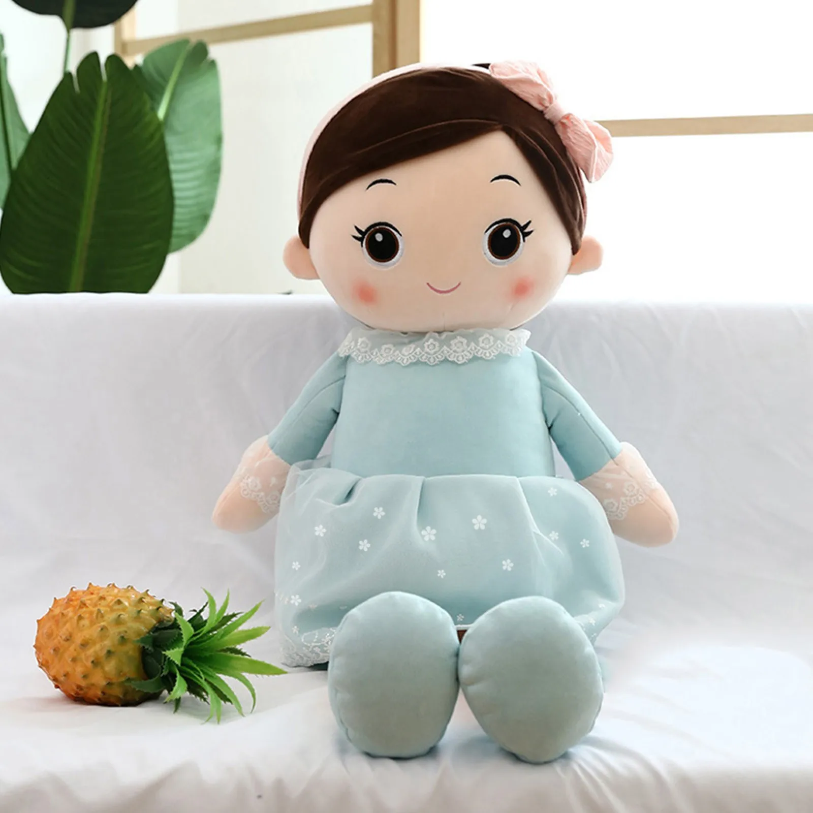 14 Inch Fashion Girl Doll Handmade Rag Dolls For Home Decoration And Interior Design Gift Toy Plush Toys Series Soft Child | Дом и сад