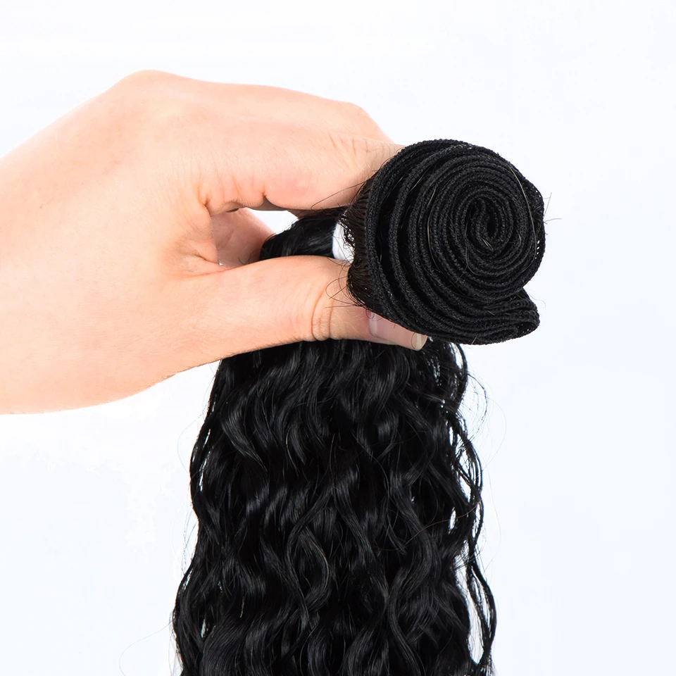 FASHION IDOL Kinky Curly Ponytail Hair Bundles 34 Inch 100g Soft Long Synthetic Hair Weave Ombre Brown Blonde Hair Extensions