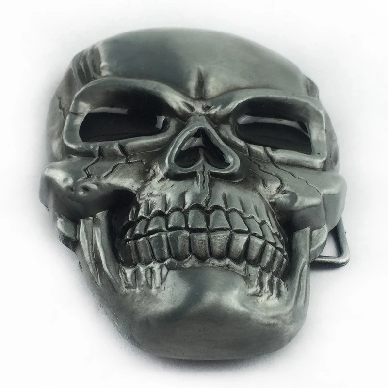 Розничная продажа металлические пряжки для ремня в стиле панк с черепом мужчин