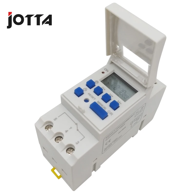 THC 15A 12V 24V 110V 220V Цифровой ЖК-дисплей недельный программируемый цифровой таймер переключатель реле времени