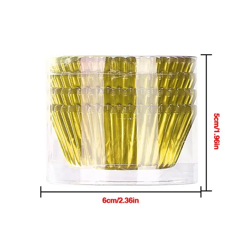 100Pcs Muffin Cupcake Paper Cups Liner Baking Box Cup Case Party Tray Cake Decorating Tools Decor | Дом и сад