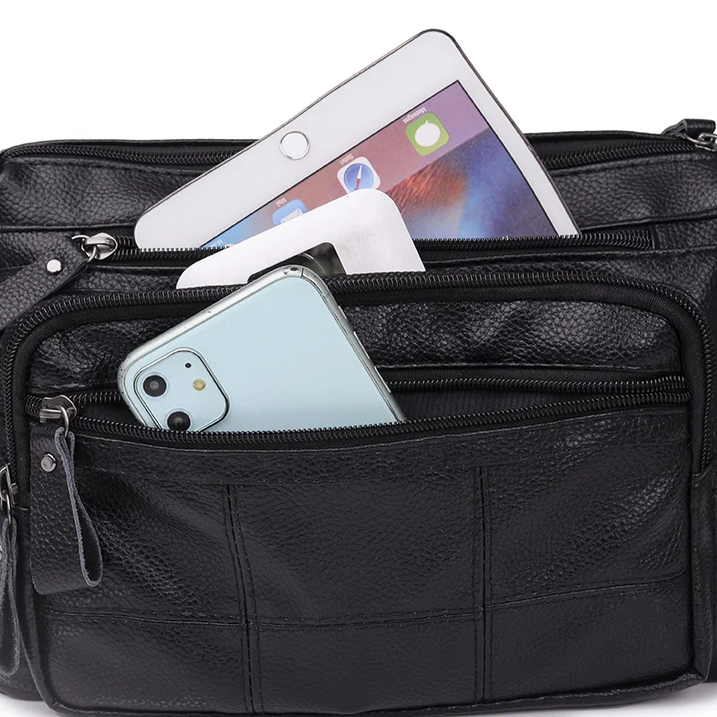 

New Fashion High Quality Soft Leather bag women shoulder Bag Luxury Handbag Women Bag Designer High Capacity Women Crossbody Bag