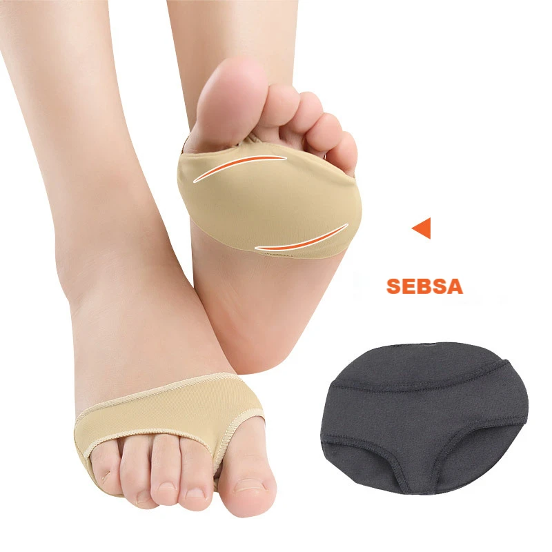 

2Pcs Quality Forefoot Pads Women Heel Insoles for Shoes Breathable Foot Pads Shock Absorption Shoe Pad Adjust Size Half Inserts