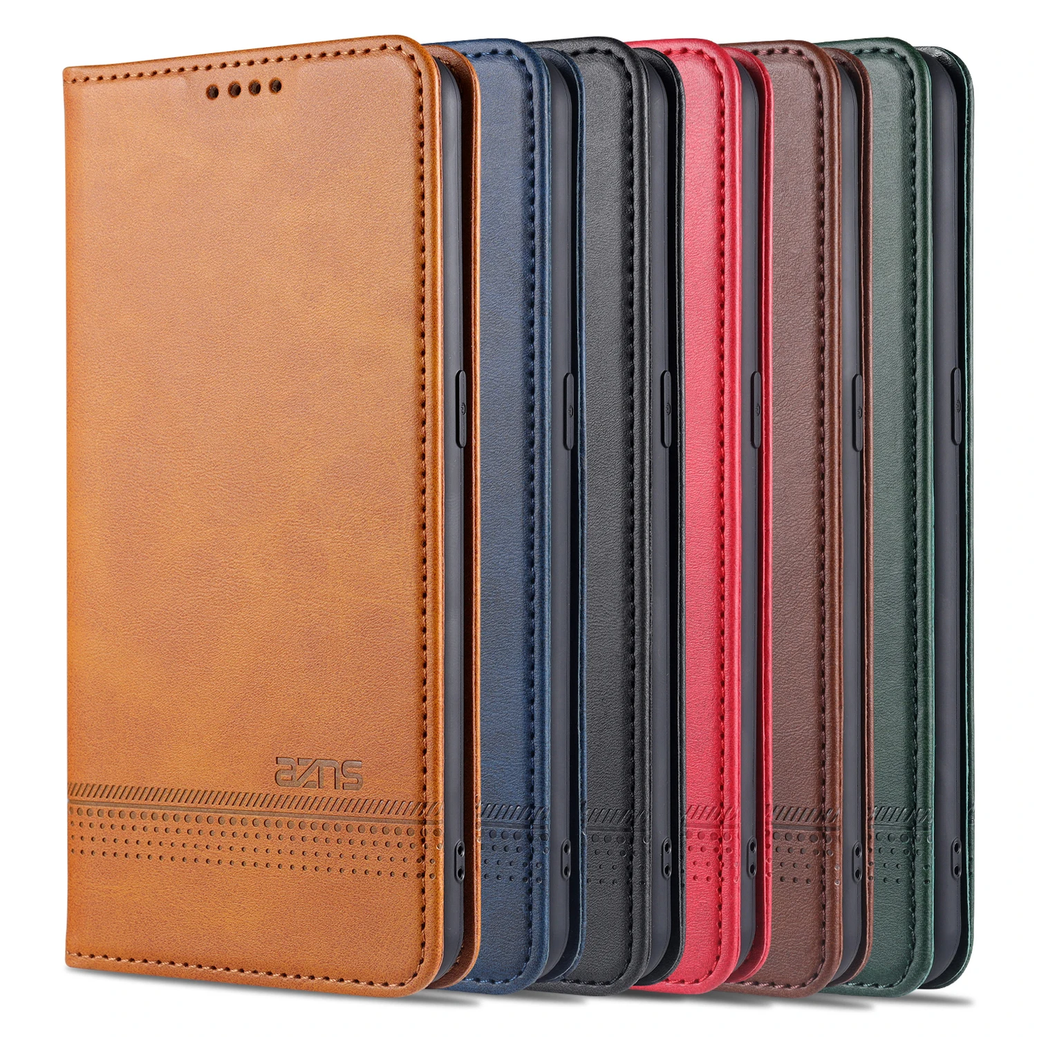 

Deluxe magnetic adsorption leather case for OPPO Find X3 lite flip cover protective case capa fundas