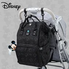 Сумка для подгузников с USB-разъемом Disney, большой разноцветный рюкзак для мам на детскую коляску, на крючок для путешествий