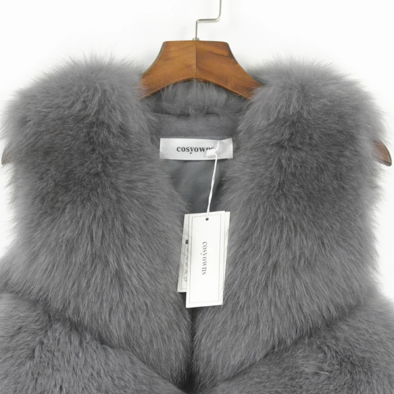 Женский короткий меховой жилет rf0008 стильный из 100% натурального Лисьего меха |