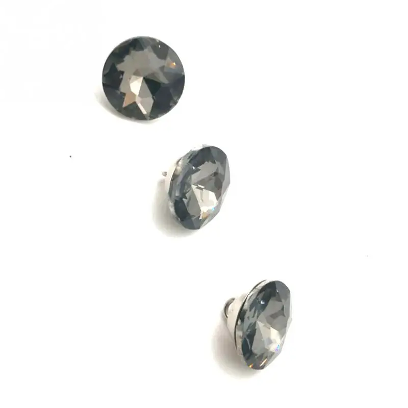 20pcs With Back Nail Furniture Headboard Decorative DIY Glass Button Accessories Upholstery Artificial Crystal Shining Craft