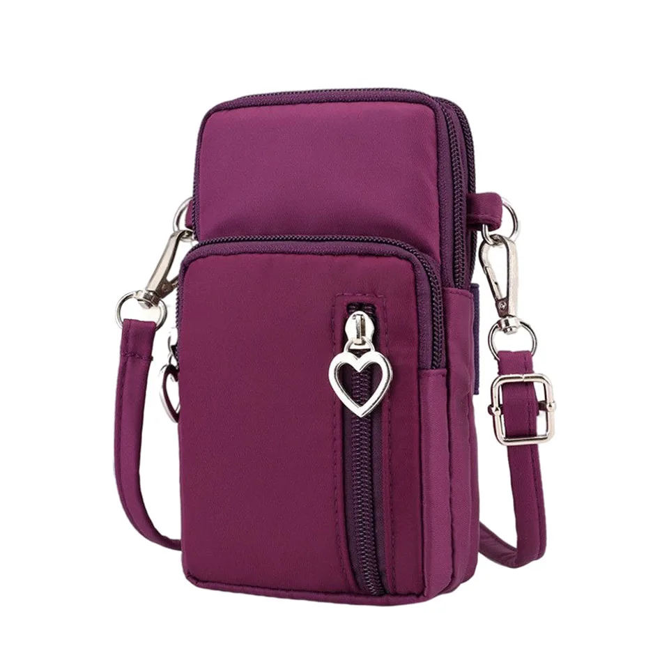 Сумка-мессенджер женская летняя нагрудная многофункциональная с отделением для