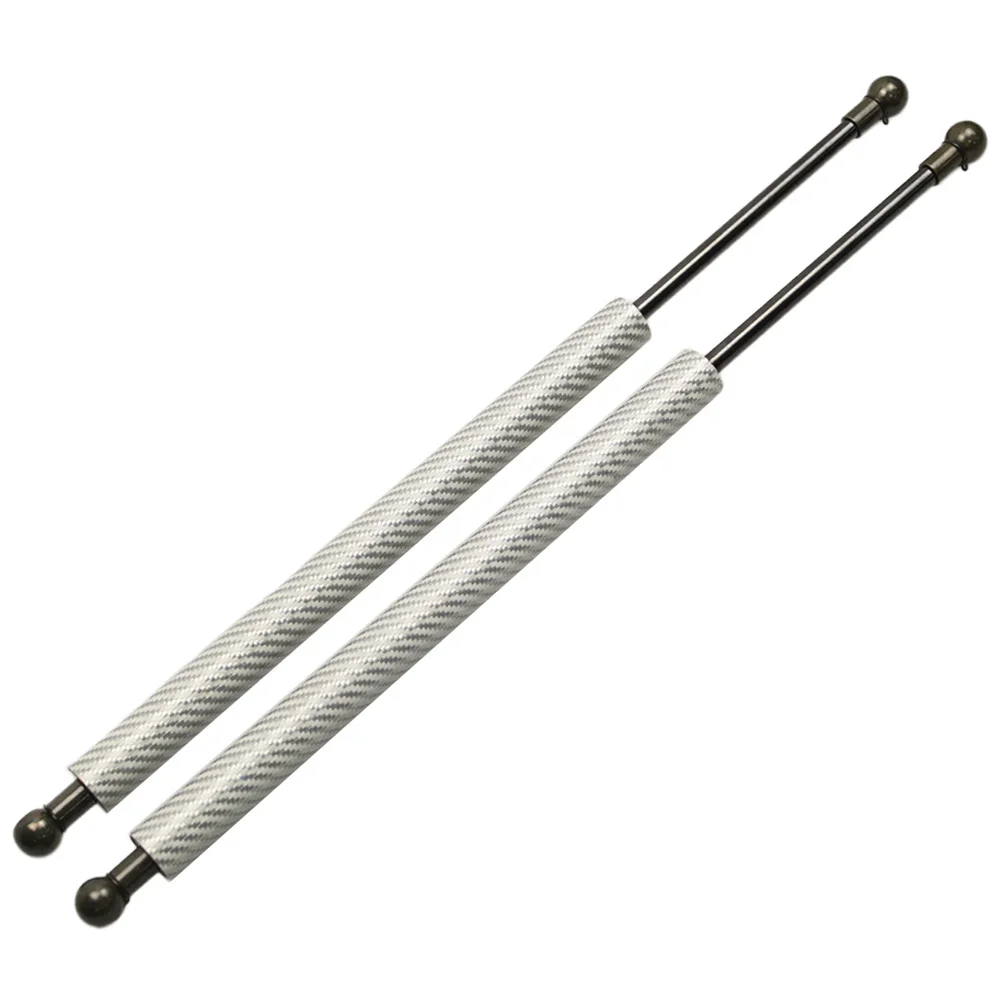 silver carbon fiber Для SEAT Leon MK2 1P 2005-2012 шрифт капота изменение газовые стойки подъем поддержка Амортизатор аксессуары для амортизаторов амортизатор - Цвет: silver carbon fiber