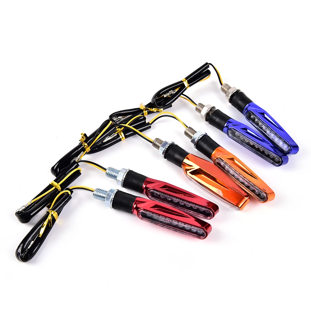 1 шт. гибкий светодиодный поворотники показатели Универсальный сигнальные огни