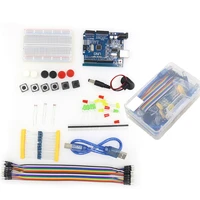 basic starter kit for arduino uno r3 diy kit r3 board breadboard retail box introduction electronic accessories