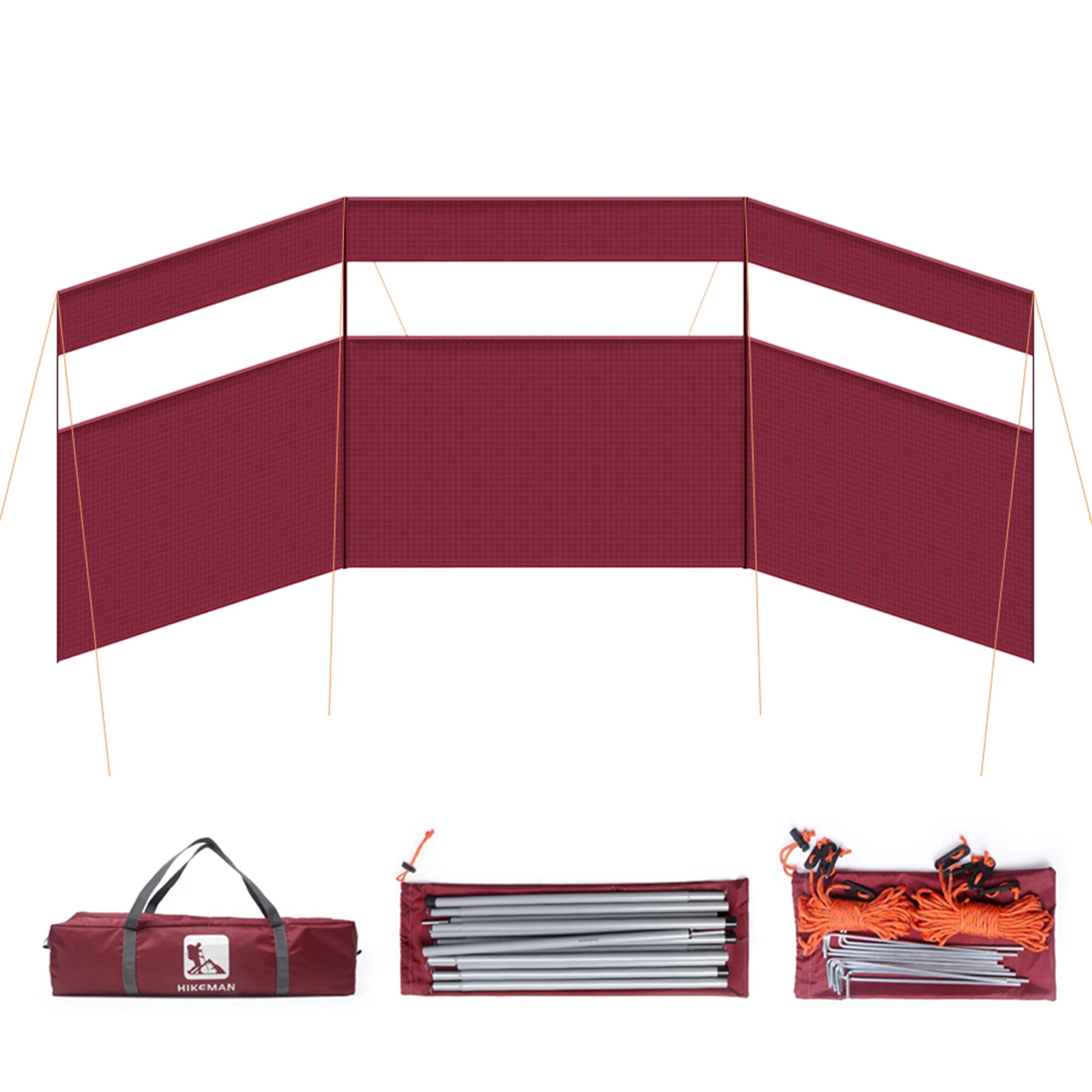 

Folding Camping Windscreen Beach Windshield Shelter Screen Foldable Panel Partition Wall Divider for Charcoal Grills BBQ Picnic