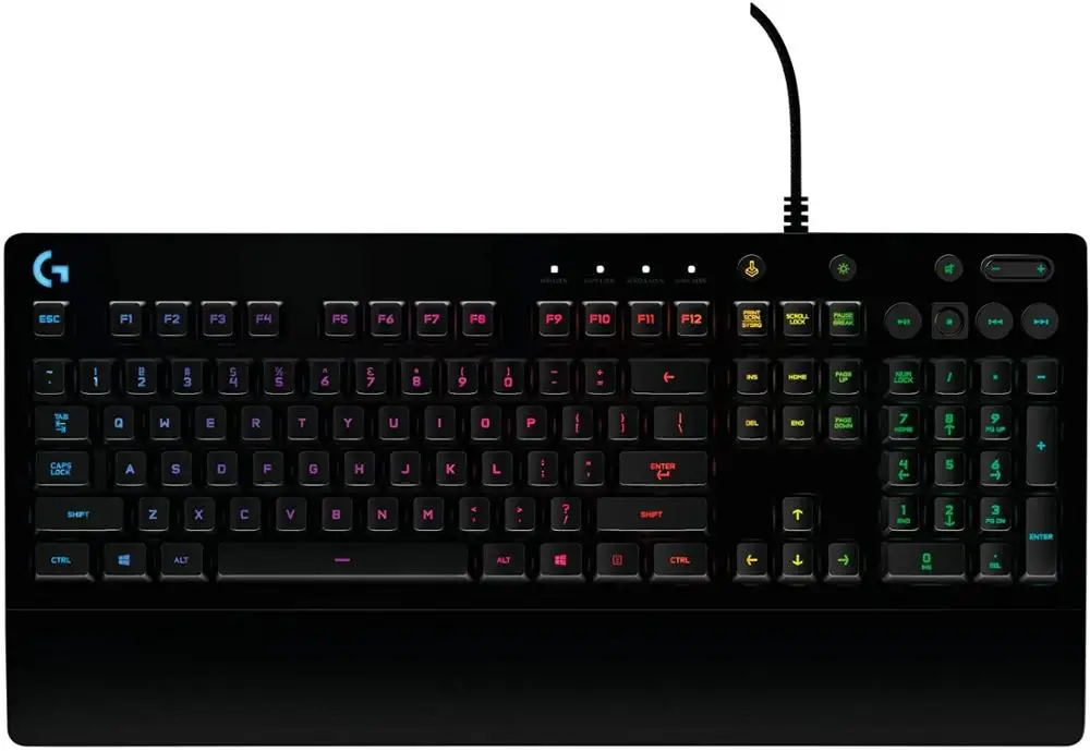 Клавиатура Logitech G213 G102 игровая мышь RGB Проводная клавиатура эффект освещения