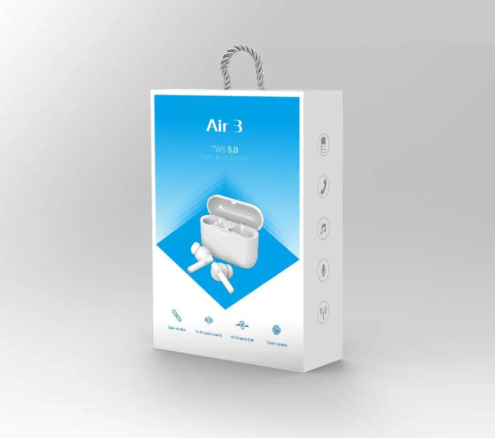 Air3 третьего поколения Bluetooth гарнитура TWS 5 0 настоящая Беспроводная Спортивная