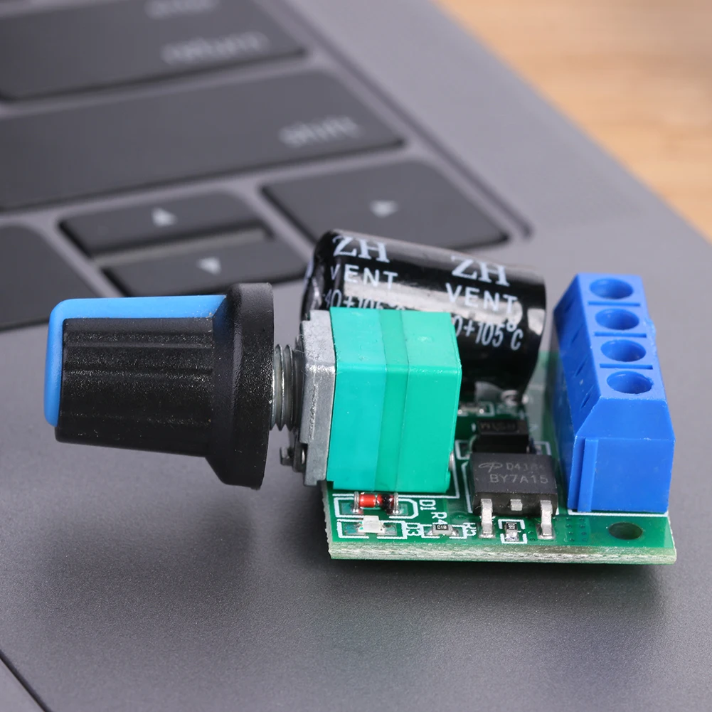 DC 5V-35V 90W PWM Motor Speed Controller Module Adjustable Voltage Regulator Governor Switch 50 X 30 15mm | Электроника