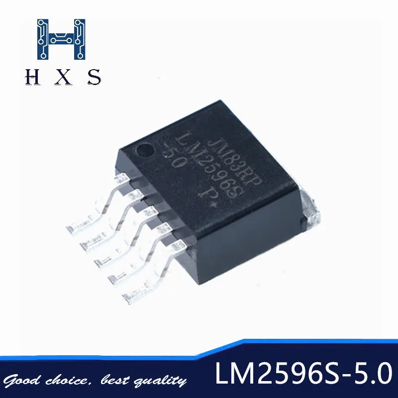 10 шт. LM2596S 5.0 LM2596SX 263 LM2596 TO263 новый и оригинальный|Импульсный источник питания| |