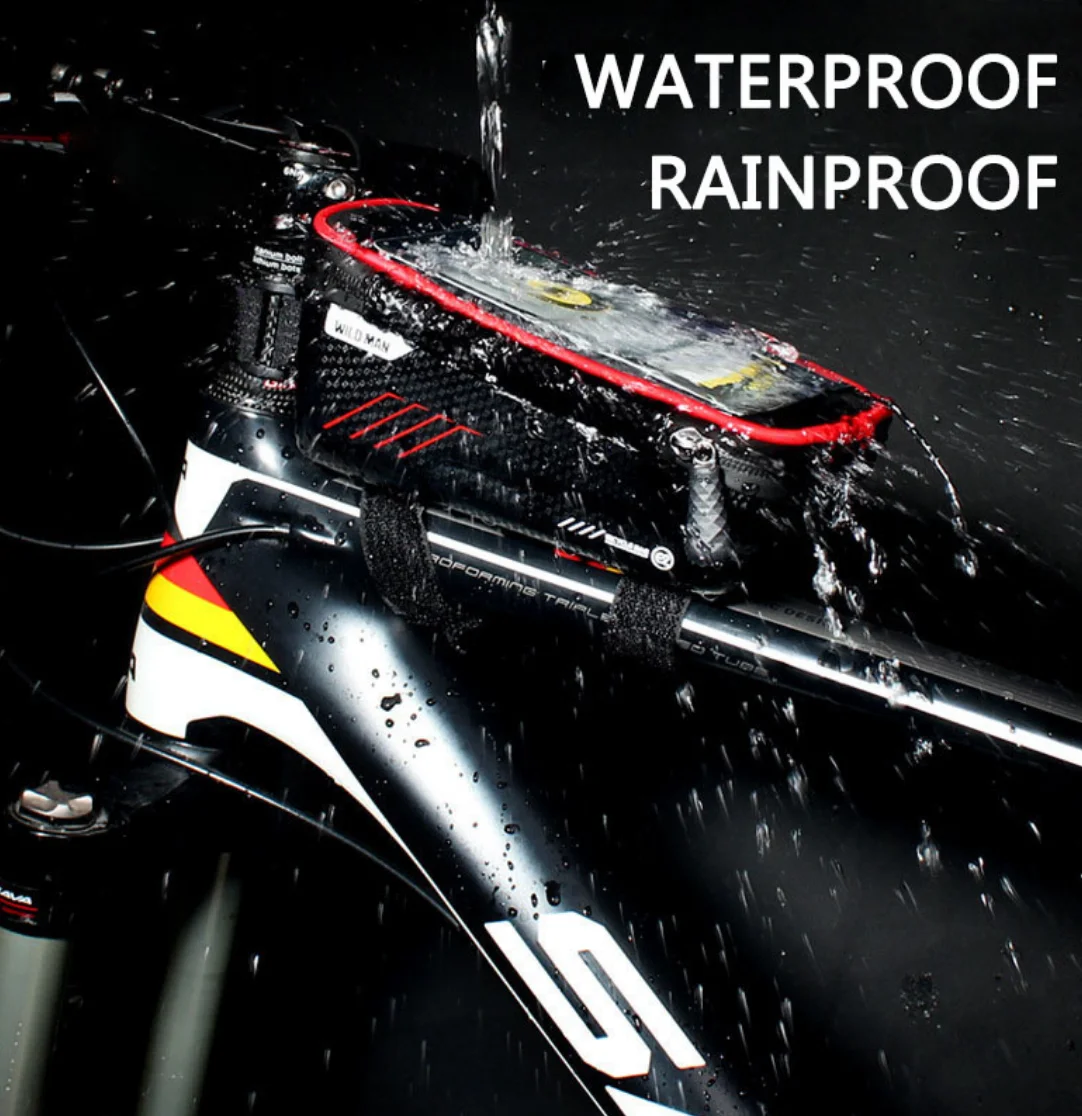 Сумка для горного велосипеда непромокаемая Водонепроницаемая Mtb Передняя сумка 6