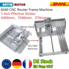 EU Free VAT 6040 CNC деревянный маршрутизатор, гравер, фрезерный станок, набор рамок, шариковый винт 80 мм, Алюминиевый зажим для DIY ЧПУ гравировки