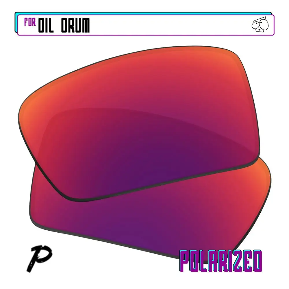 

Ezrelease поляризованные Сменные линзы для солнцезащитных очков-Oakley Oil Drum-Midnight P