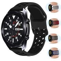 watchband for samsung galaxy watch 3 45mm 41mm strap bracelet 20mm 22mm watchstrap silicone for garmin venu sq wristband