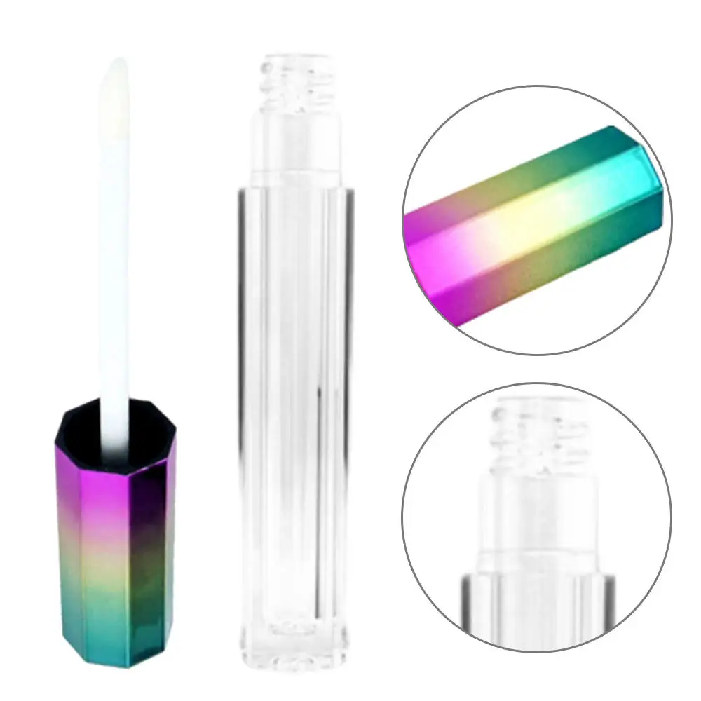 

10 Pcs/Lot 3ml Empty Lip Gloss Tubes DIY Clear Lip Glaze Bottles Cosmetic Packing Container Refillable Bottles Makeup Tool