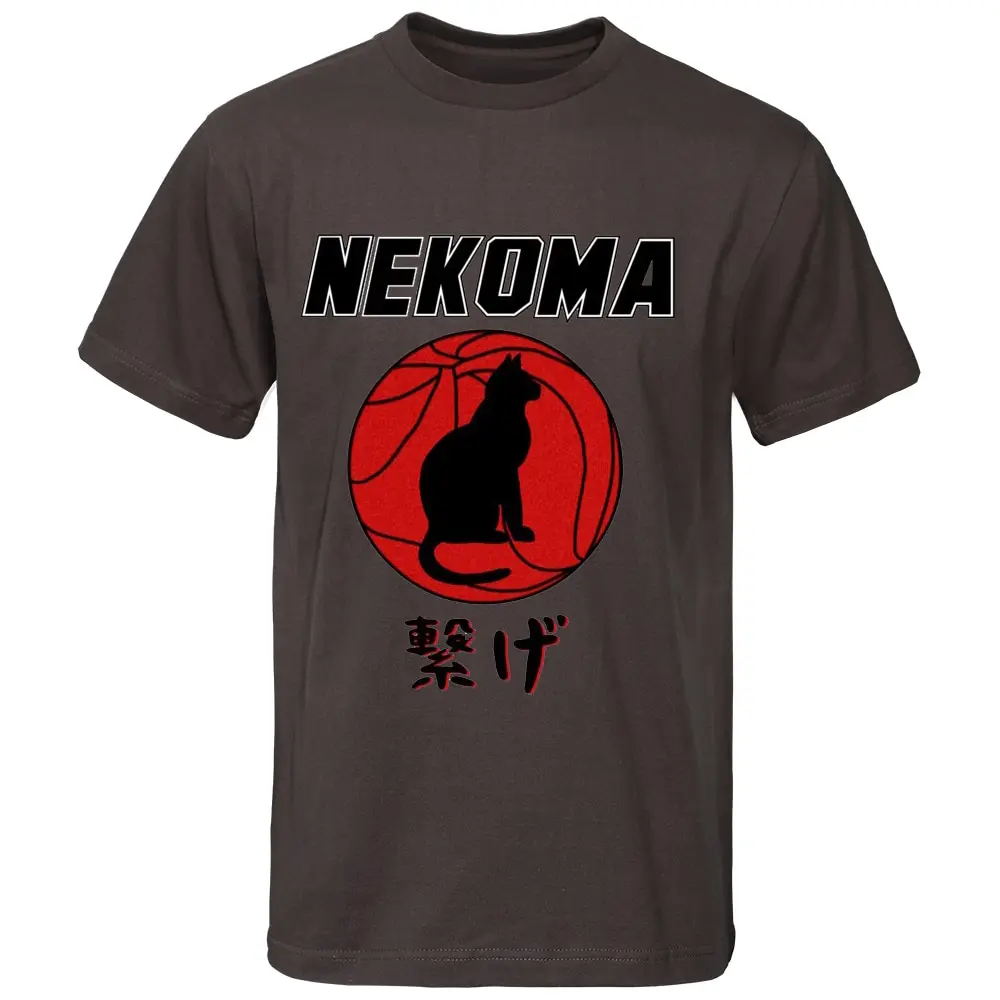 

Anime Haikyuu T Shirt Nekoma High School T Shirts Summer Harajuku Tshirts New Men Oversized Round Neck Tops Short Sleeve Tees
