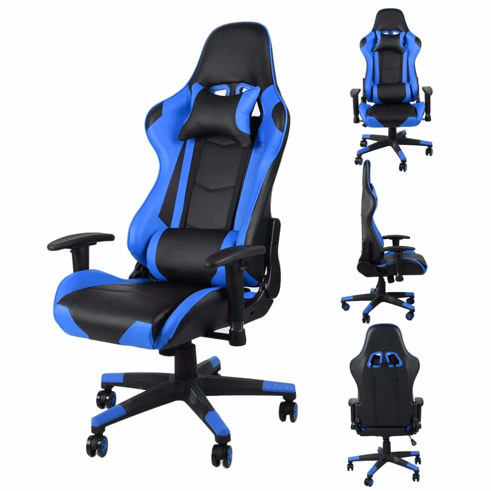 Ergonomic Gaming Chair Home Office High Back Computer With Headrest Lumbar Support Racing | Мебель