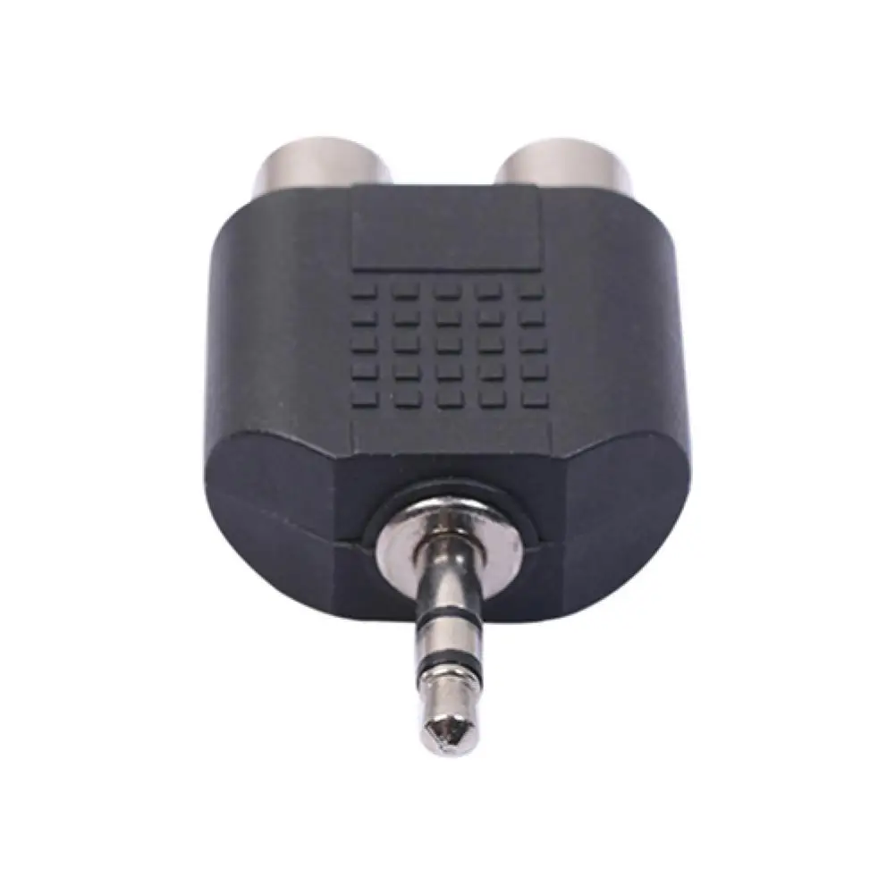 

Black Cables to Go 3.5mm Stereo Male to Dual RCA Female Audio Video Adapter