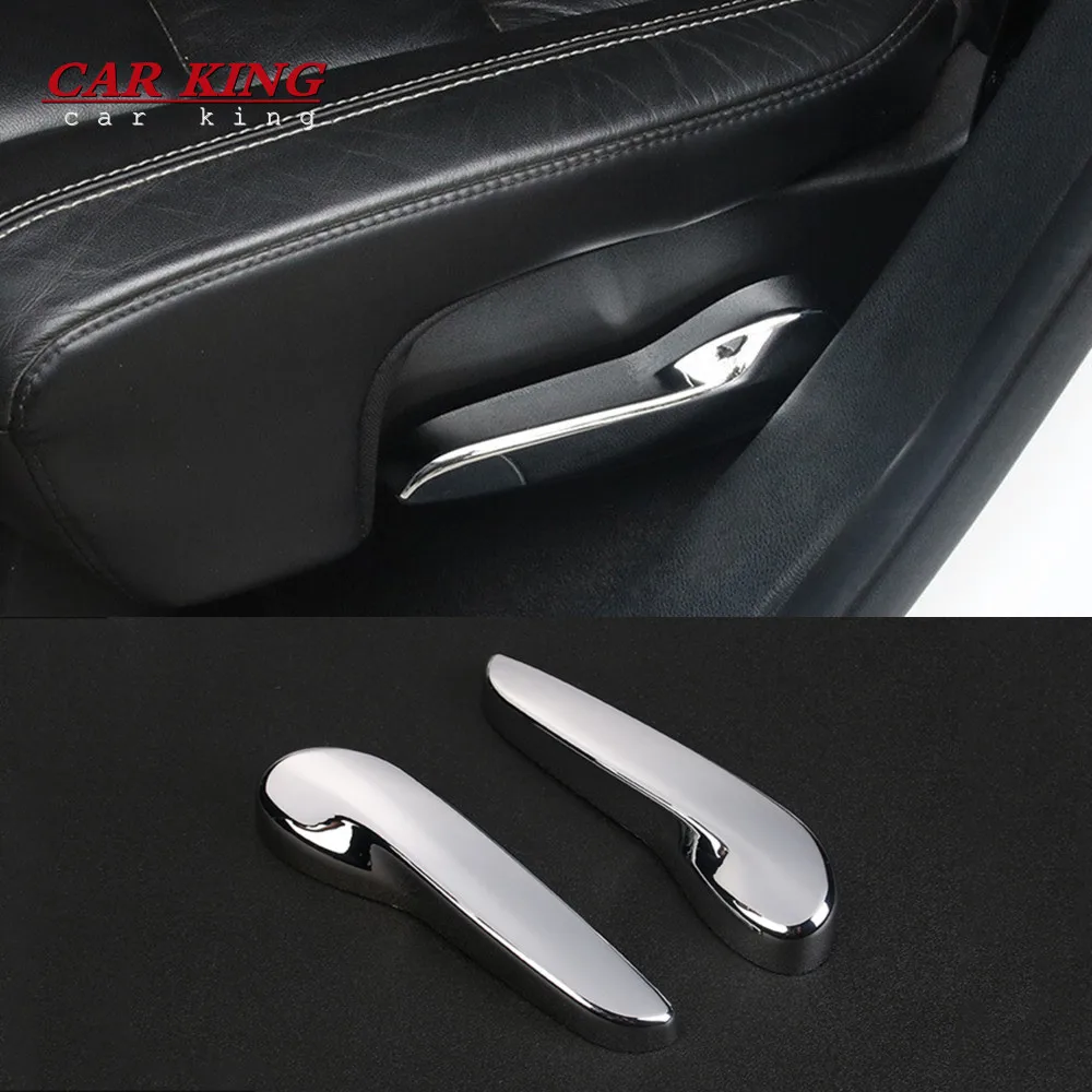 

Car Seat wrench Cover Trims ABS Chrome/Carbon fiber Car Styling interior Accessories For Jeep Grand Cherokee 2014 2015 2016 2017