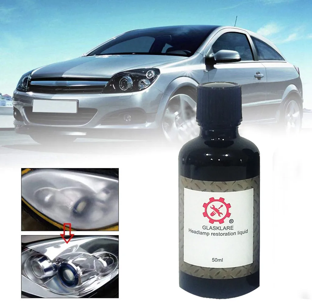 Набор для ремонта автомобильных фар жидкость полировки и окисления царапин на